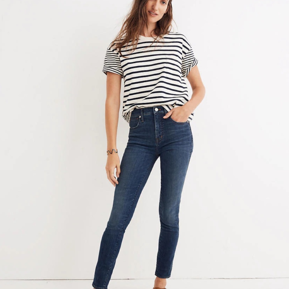 Madewell Petite 10" High-Rise Skinny Jeans